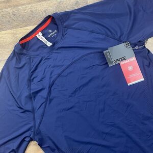 G/FORE‎ Golf Operative Navy Blue Crewneck Performance Shirt Men's Large NEW